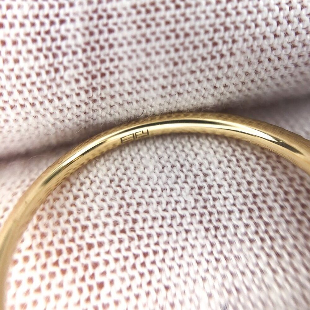 $1,595 New Authentic EFFY 14K Yellow Gold, Onyx & Diamond Ring size 7 - Picture 15 of 17